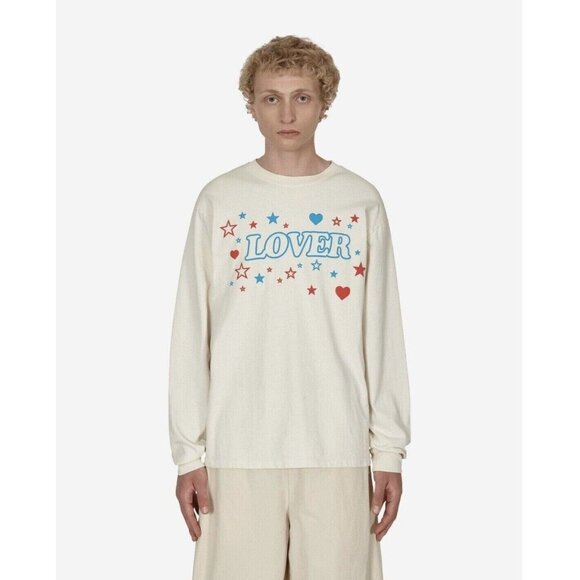 Bianca Chandon “Lover” Long Sleeve Tee / T- Shirt Top Men’s Sz Large Multicolor - Picture 1 of 9